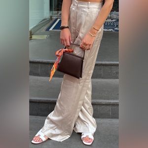 Zara champagne trouser